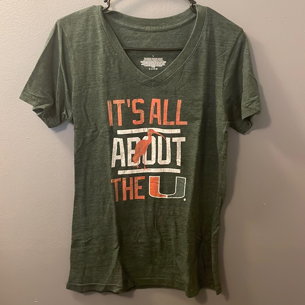 Women’s Miami Hurricane shirt